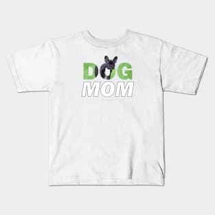 Dog mom - bulldog oil painting wordart Kids T-Shirt